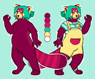 Unique Front + Mirrored Front (with outfit), Color Palette