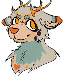 Colored Rough Sketch Headshot