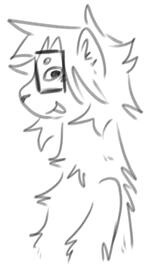 Uncolored Clean Sketch Partial