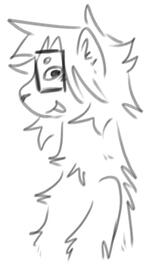 Uncolored Clean Sketch Partial